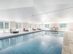 Swimming pool with table tennis Swimming pool with table tennis